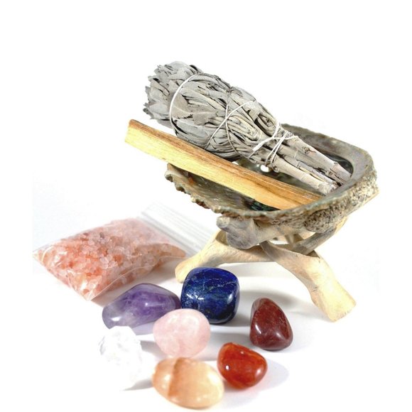 7 Chakra Smudge Set, Smudge Kit - Picture 3 of 10